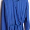 Vestido Azul Klein Vintage Asimétrico "M/L"