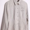 Camisa Vintage Rayas Grises y Blancas "M"