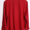 Camisa Roja Vintage Botón Joya "L"