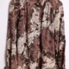 Camisa Estampada  Vintage Satinada "L"