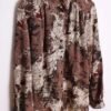 Camisa Estampada  Vintage Satinada "L"