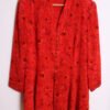 blusa vintage mujer 80s-80 Camisola Estampada Rosas Vintage "M/L"
