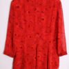blusa vintage mujer 80s-81 Camisola Estampada Rosas Vintage "M/L"