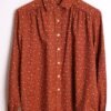 blusa vintage tommy hilfiger Camisa Marrón Vintage Print Hojas "L/XL"