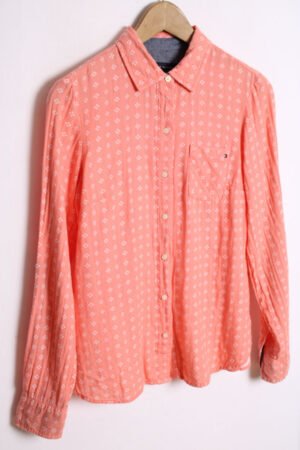 blusa vintage tommy hilfiger-11 Camisa Tommy Hilfiger Vintage Color Salmón "XS"