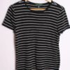 blusa vintage tommy hilfiger-29 Camiseta Ralph Lauren Negra Rayas Vintage "M" chica