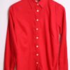 blusa vintage tommy hilfiger-31 Camisa Roja Vintage Manga Larga "S"