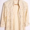 Blusa Vintage Encaje con Lentejuelas "M"