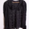 Blusa de Encaje Azul Vintage "L"