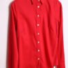 blusa vintage tommy hilfiger-63 Camisa Roja Vintage Manga Larga "S"