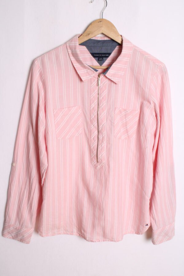 Camisola Tommy Hilfiger Vintage Rosa con Rayas "L"