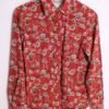 Camisa Pendleton Roja Flores Vintage "S"
