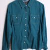 blusa vintage tommy hilfiger-95 Camisa Ralph Lauren Vintage Petróleo "XL"