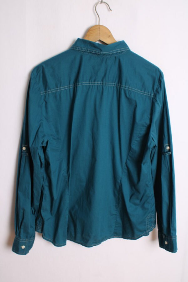 blusa vintage tommy hilfiger-96 Camisa Ralph Lauren Vintage Petróleo "XL"