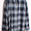 Camisa Franela Cuadros Azules Vintage "XL"