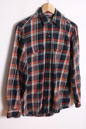 Camisa Franela Cuadros Vintage Tricolor "S"