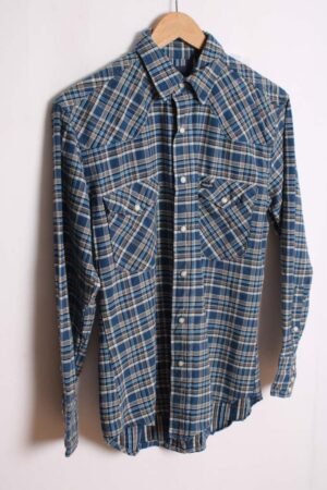 camisa franela vintage_-31 Camisa Cuadros Wrangler Vintage "M"