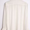 Blusa Blanca Manga Larga Vintage "L"