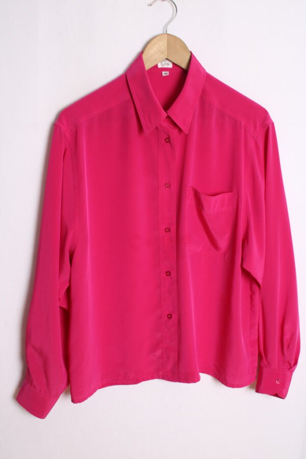 Blusa Vintage Tono Fucsia "L"