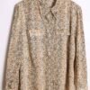Camisa Animal Print Satinada Vintage "M"
