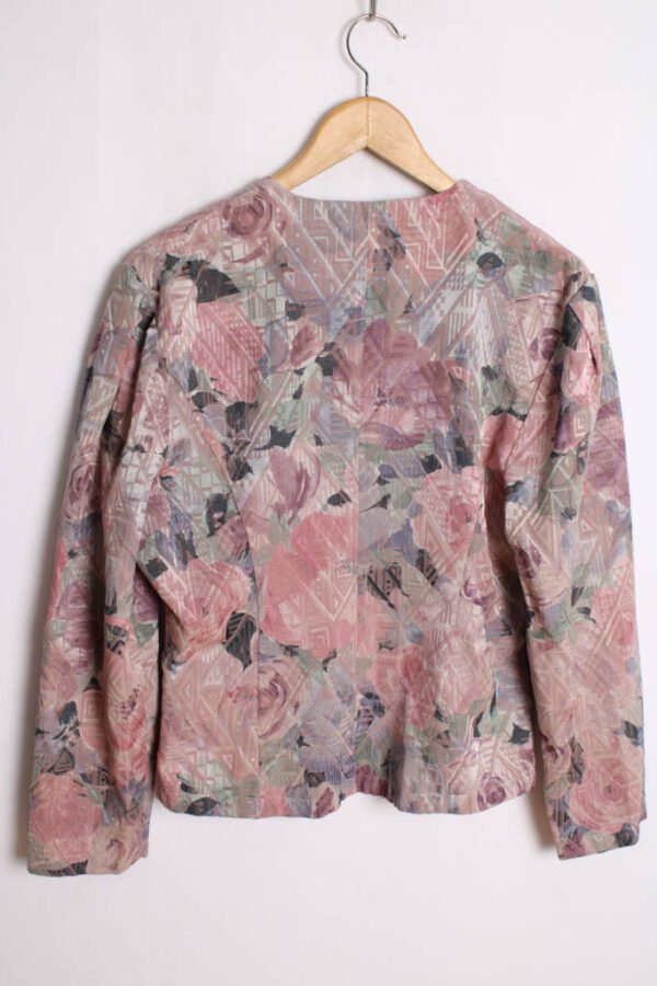 Blusa Vintage Estampado Floral Tonos Pastel "M"