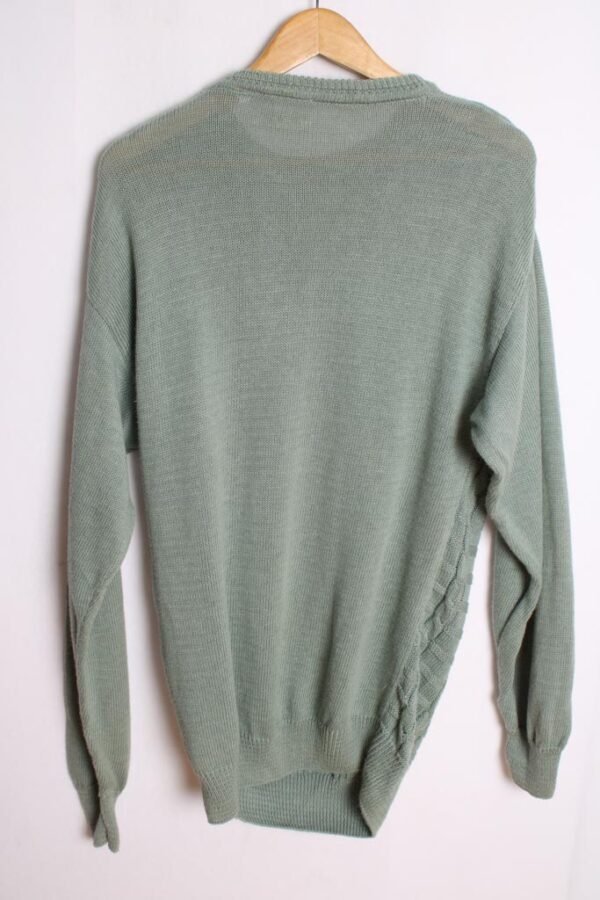 cardigan jersey vintage chico-14 Jersey Color Verde Vintage Coletas y Cuadros "L"