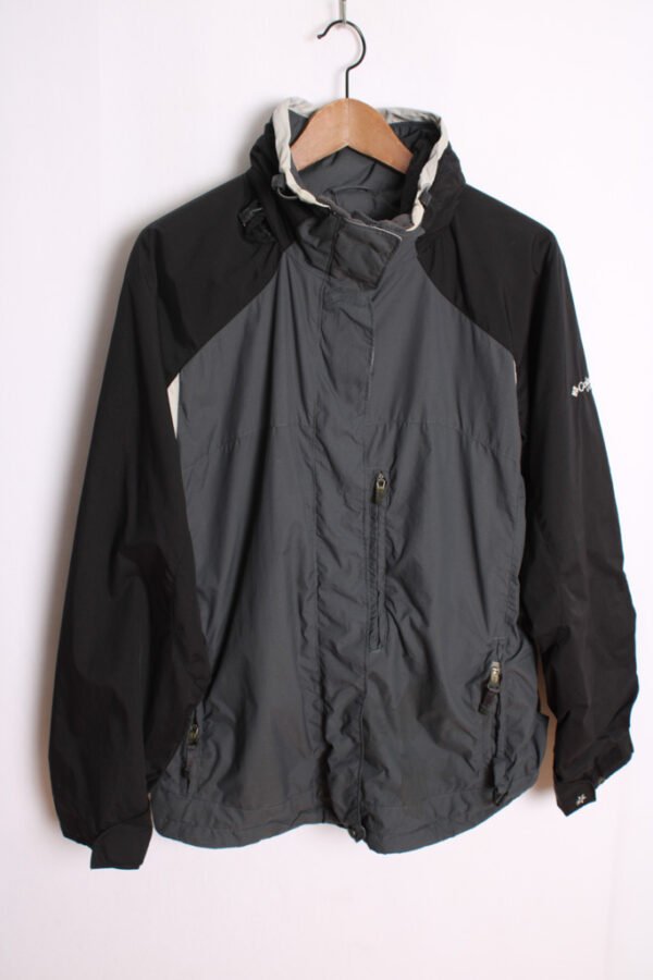 Cazadora Columbia Vintage Gris y Negra "L" mujer