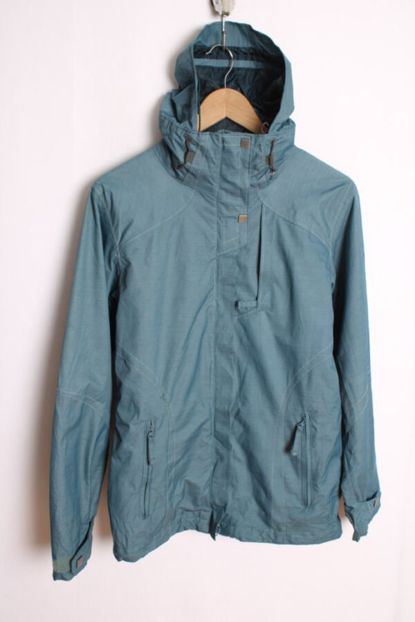 cazadora vintage Columbia-27 Cazadora Columbia Vintage Omni Tech Verde "S" mujer