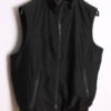 Chaleco Chaps Vintage Negro con Forro Polar "L/XL"