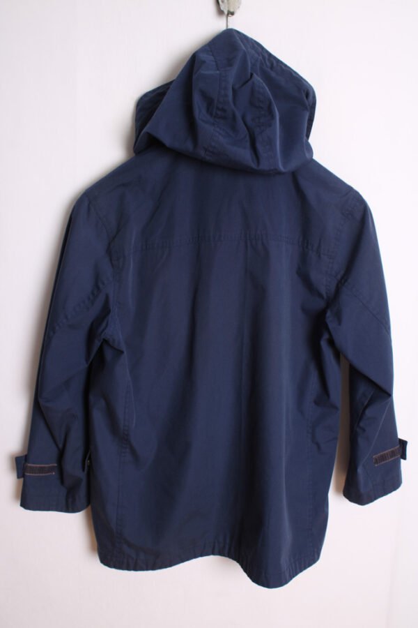 Parka Azul Marino Capucha Vintage "M/L"
