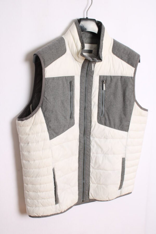 Chaleco Calvin Klein Vintage Gris y Blanco "L"