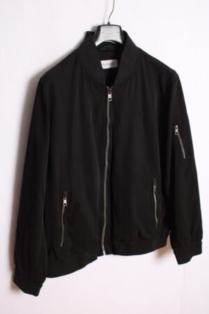 cazadora vintage_-36 Cazadora Vintage Negra Calvin Klein "L"