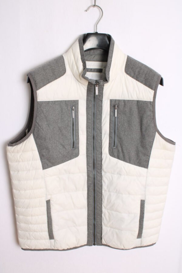 Chaleco Calvin Klein Vintage Gris y Blanco "L"