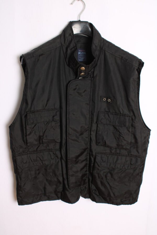 Chaleco Negro Vintage Tipo Pescador "XL"