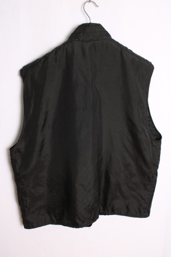 Chaleco Negro Vintage Tipo Pescador "XL"