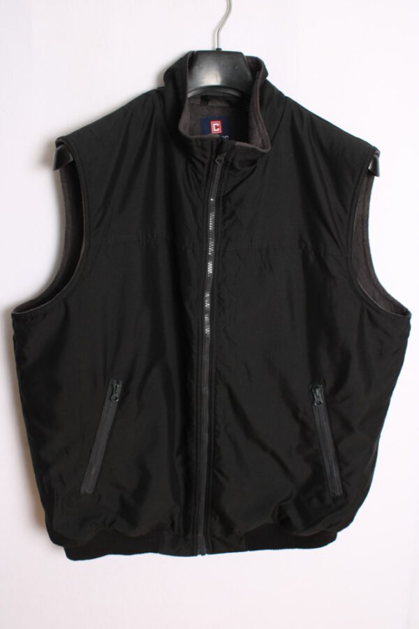 Chaleco Chaps Vintage Negro con Forro Polar "L/XL"