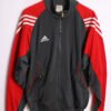 Crazy Jacket Vintage Adidas Roja y Gris "L"