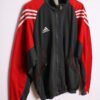 Crazy Jacket Vintage Adidas Roja y Gris "L"