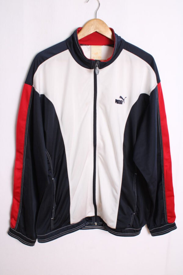 Crazy Jacket Puma Vintage Blanca y Azul "2XL"