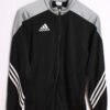 Crazy Jacket Adidas Vintage Negra y Gris "S"