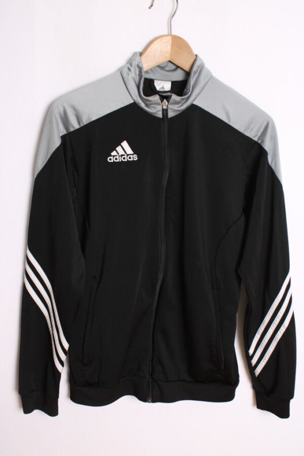 Crazy Jacket Adidas Vintage Negra y Gris "S"