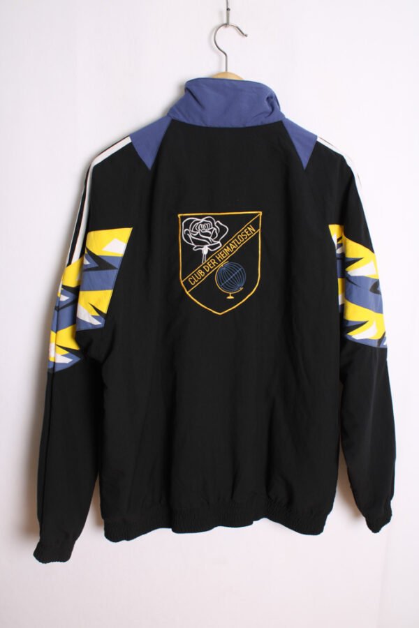 Crazy Jacket Adidas Vintage Negra y Abstracta "L/XL"