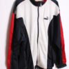 Crazy Jacket Puma Vintage Blanca y Azul "2XL"