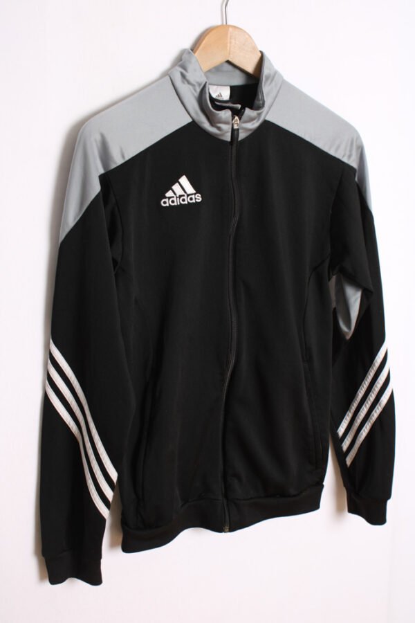 Crazy Jacket Adidas Vintage Negra y Gris "S"