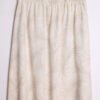 Falda Bolsillos Hojas Pastel Vintage "L"