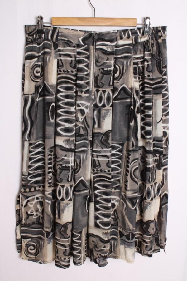 Falda Midi Estampado Crazy Vintage "XL"