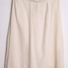 Falda Midi Beige con Lino Vintage "M"