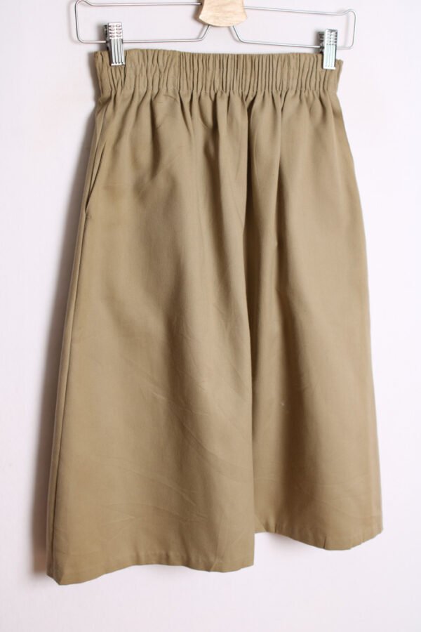 Falda Caqui Midi Vintage "XS/S"
