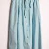 falda midi vuelo vintage-10 Falda Vintage Midi Vuelo Azul "2XS"