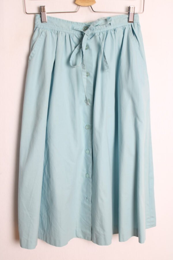 falda midi vuelo vintage Falda Vintage Midi Vuelo Azul "2XS"